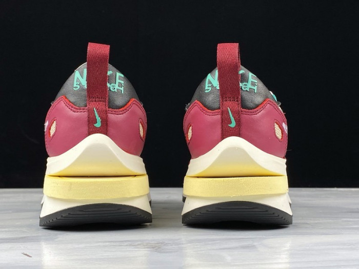 2020 Sacai x Nike Regasus Vaporrly SP Beige Purplish Red Grass Green BV0073-102