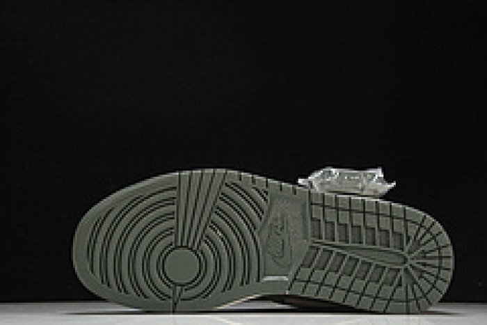 Air Jordan 1 Mid Green Moss Grey 554766-002