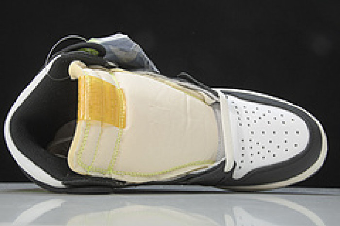 Jordan 1 Retro High White Black Volt University Gold 555088-118
