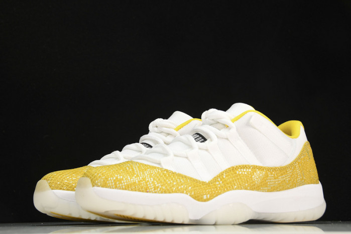 Air Jordan 11 Low WMNS “Yellow Snakeskin” AH7860-107