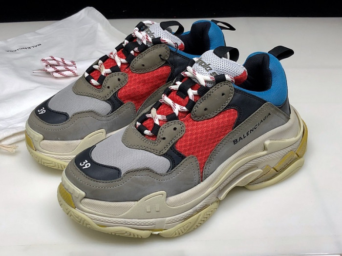 BLEN Triple S Grey Red Blue 512175 W09O2 4365