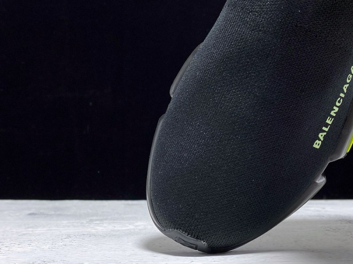 BLEN SNEAKER SPEED HIGH NOIR AND VERT 360-517319W07U01007