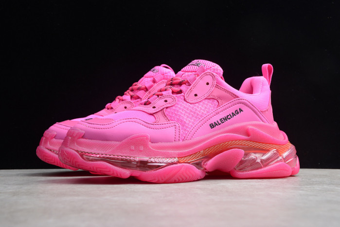 BLEN Triple S Clear Sole pink 544351 W09O1 6502