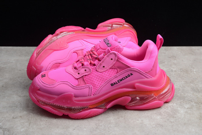 BLEN Triple S Clear Sole pink 544351 W09O1 6502