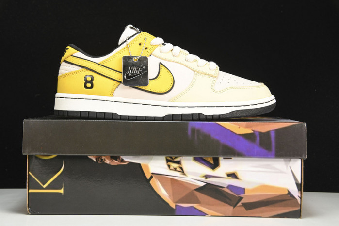 Nike SB Dunk Low Kobe Gold Yellow Black White LF2428-004