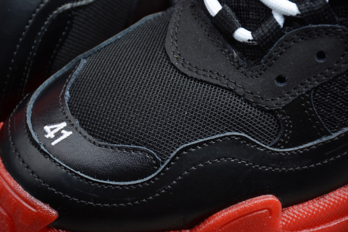 BLEN Triple S Clear Sole balck and red 541624 W09O1 3862