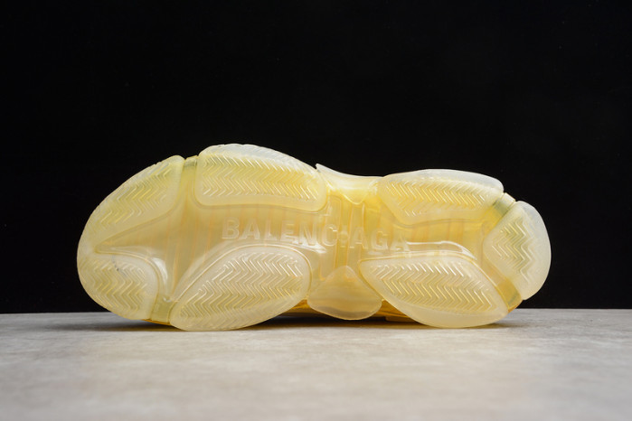 BLEN Triple S Neon white and yellow Clear Sole 541624 W09OL 3803