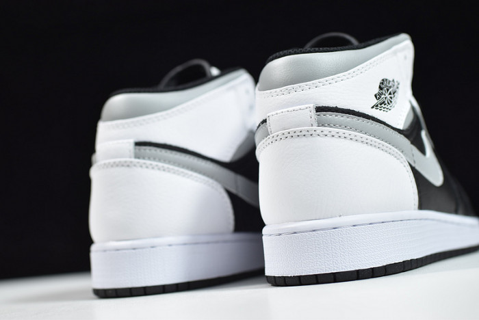 Jordan 1 Mid White Shadow - 554724-073