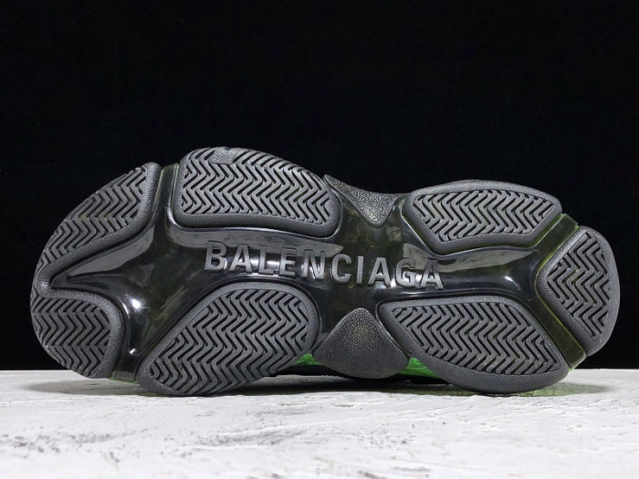 BLEN Triple S Clear Sole balck and green 541624 W09O1 3861