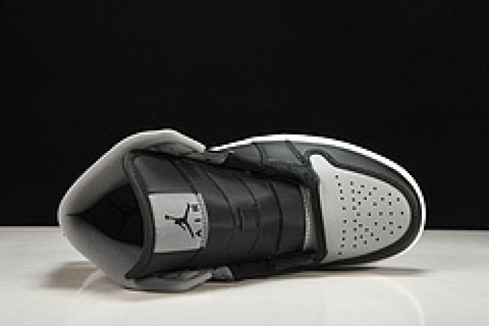 Air Jordan 1 Mid WMNS "Black/Grey" BQ6472-007