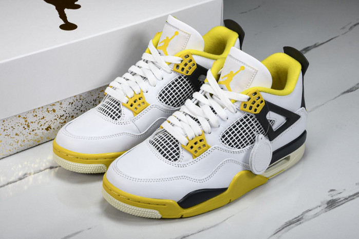 AIR JORDAN 4 RETRO "VIVID SULFUR" AQ9129-101