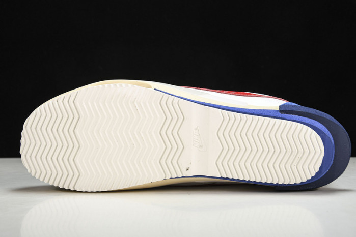 sacai x Nike Cortez 2022 White Red Blue DQ0581-100