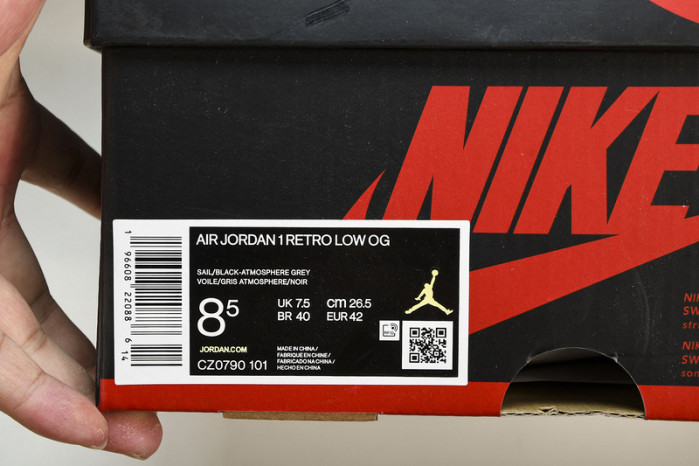 Air Jordan 1 Low OG“Atmosphere Grey” CZ0790-101