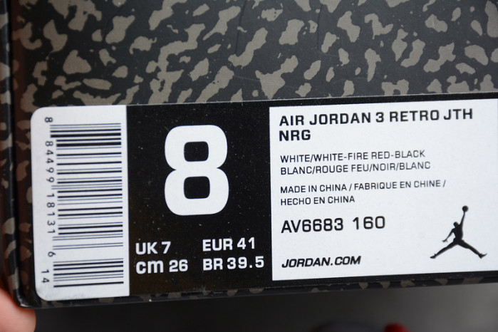 air jordan 3 jth S*per bowl av6683-160