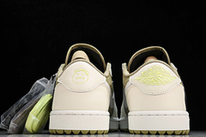 Travis Scott Air Jordan 1 Low Golf Olive FZ3124-200