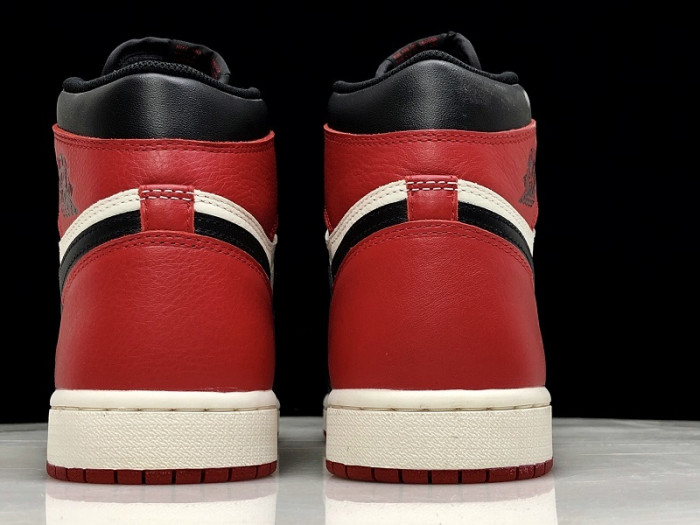 AIR JORDAN 1 RETRO HIGH BRED TOE OG 555088-610