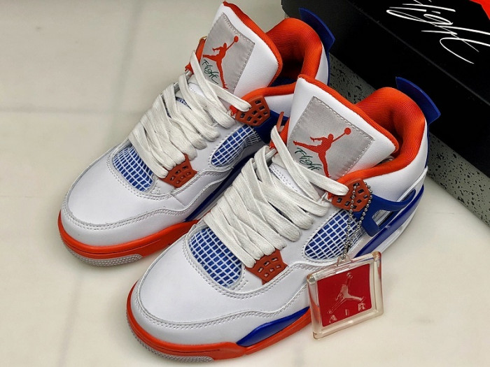AIR JORDAN 4 WHITE/BRIGHT CRIMSON-ROYAL BLUE 308497-171