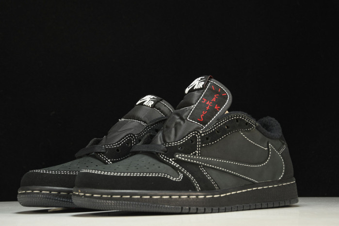 TRAVIS SCOTT X AIR JORDAN 1 LOW OG BLACK DM7866-168
