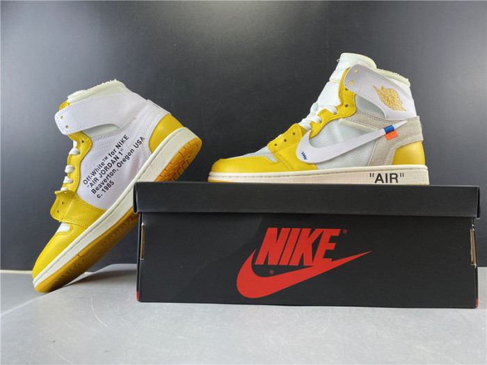 OH X Air Jordan 1 Yellow (AQ0818-149)
