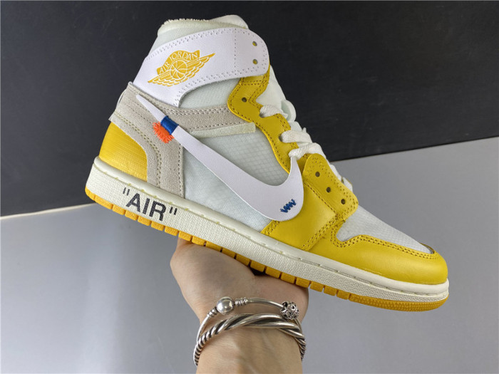 OH X Air Jordan 1 Yellow (AQ0818-149)