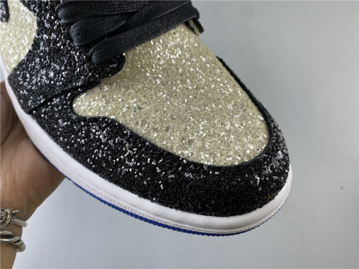 Cole-p600 Fragment Design x Air Jordan 1“ Glitter” CK5566-400