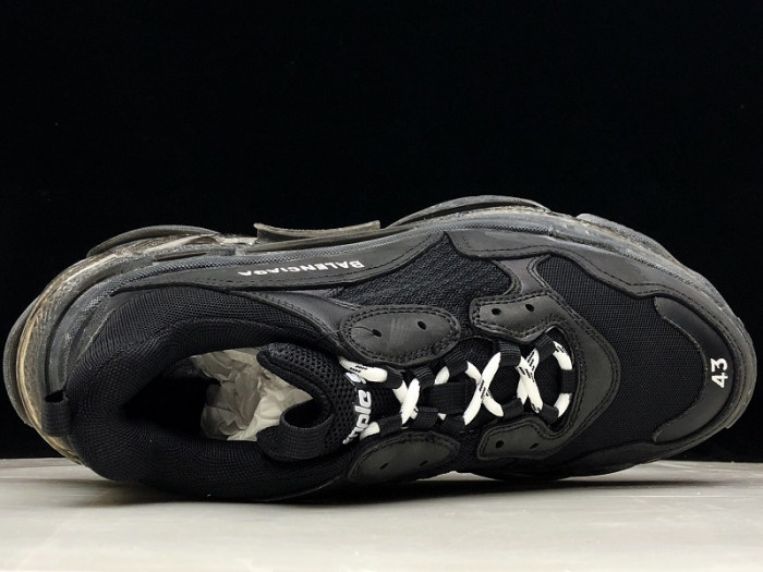 BLEN Triple S Black Clear Sole 544351 W09O 11000