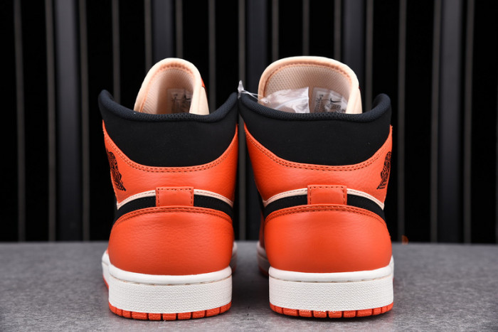 Jordan 1 Mid Team Orange Black-852542-800