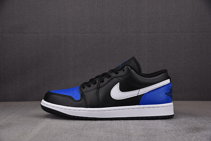 Air Jordan 1 Low Black Royal Toe 553558-042