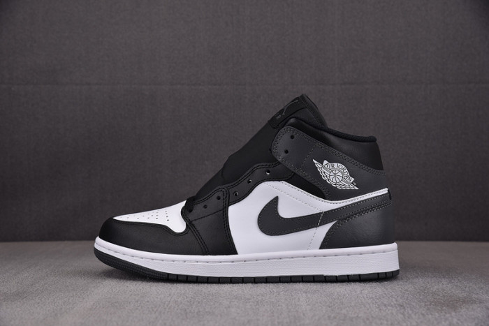 Air Jordan 1 Mid Black White Iron Grey DQ8426-001