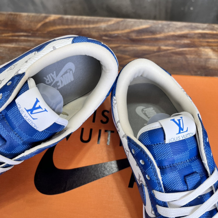 L.V # & AJ1 joint model inverted hook sneakers