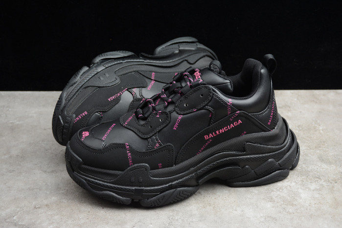 best Ba*len*cia*ga triple s black puink 524039 w2fa1 7635 shoes